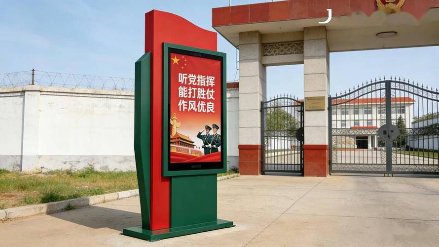 九凌jloo戶外廣告機(jī)應(yīng)用部隊(duì)場(chǎng)景安裝施工標(biāo)準(zhǔn)